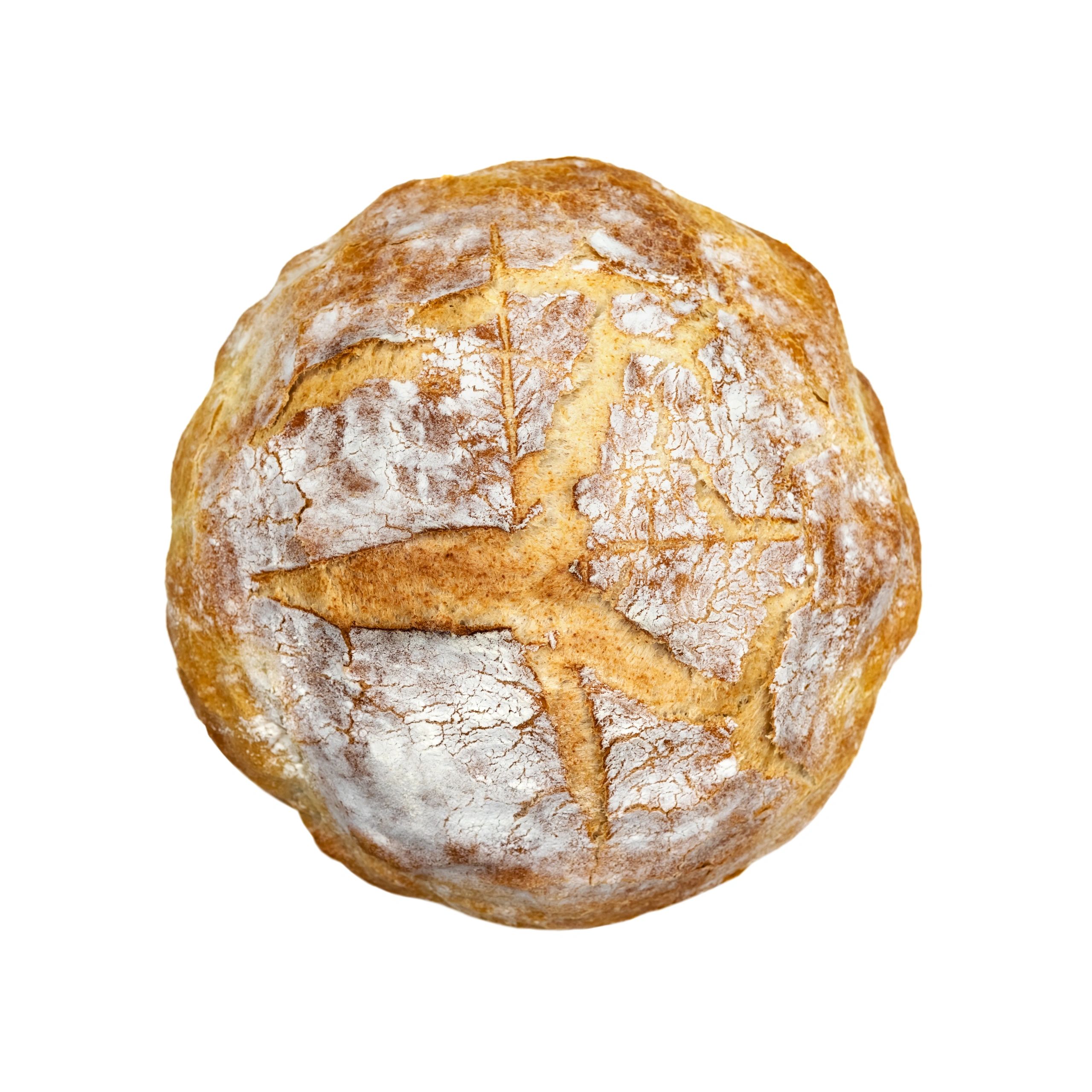 Traditional sourdough bread loaf