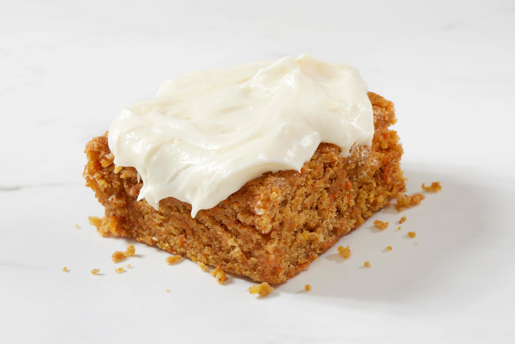 Carrot cake with cream cheese icing